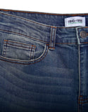 Ring Of Fire Boys Chase Moto Denim Slim Jeans RBB0931 Dusk Wash Blue 16