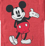 Disney Men's Mickey & Friends Retro Front Facing Pose T-Shirt DNMC0258MT