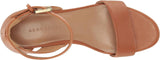 Aerosoles Women's Wedge Sandal 5263622-19835 Tan Leather Brown 7M