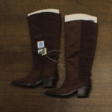 Universal Thread Patsy Tall Fringe Western Boots 94463424 Chocolate Brown 7.5M