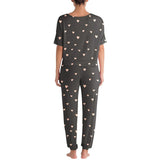 Honeydew Womens Sun Lover Lounge Pants 18988 Black Hearts S