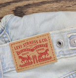 Levi's Cinch Baggy Womens Jeans High Rise Zip Fly 94417178 On Blast Blue 27X31