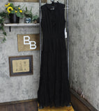 1.state Women's Sleeveless Tie V-Neck Smocked-Waist Maxi Dress 8133933