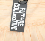 Future Collective Womens Mid Rise Crinkle Maxi Skirt 93253949 Peach Orange 2