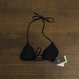 Volcom Womens Tri Bikini Top Swim Top O1412308 Black M