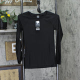 Volcom Womens Long Sleeve Rashguard- UPF 50+Sun Protection O0312301 Jet Black S