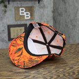 Cobra Mens Camo Rope Three Springs PA Snapback Baseball Hat Cap Bright Orange OS