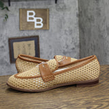 Universal Thread Cove Woven Raffia Loafers 94822294 Natural Brown 11M