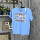Modern Lux Women's Frida Kahlo Roses Short Sleeve Graphic T-Shirt 84887991