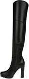 Bar III Giana Faux Leather Boots Replacement Amputee Left Shoe Only Black 6.5M