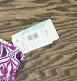 Swim Solutions Womens Tiletale V-Neck Tankini Swim Top 806834 Magenta Purple 18