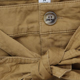 A New Day Women's High-Rise Pleat Front Shorts 83929688 Brown 14