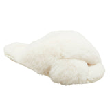 Auden Womens Paris Crossband Slide Slippers 91309154 Cream Off White M (7/8)