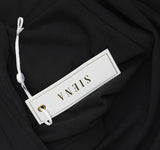 Siena Womens Scuba Stretch Short Sleeve Mini Dress SASP1233 Black 12