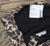 Bar III Womens Animal Print Nylon Swim Bottom MBBC23501 Brown Multi XS