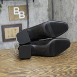 A New Day Mesh Block Heel Mid-Calf Booties with Memory Foam 94568456 Black 7M