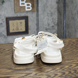 A New Day Women's Jonie Ankle Strap Footbed Sandals 87539242 Off white 8M