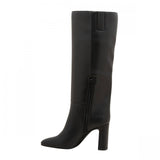 A New Day Womens Livia Wide Calf Stovepipe Tall Boots 90975005 Black 7.5WC