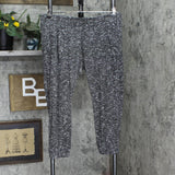 SO Womens Knit Lightweight Sweater Unlined Leggings Black Marble XL