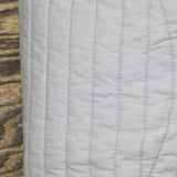 Hudson & Main Tailored Tonal Audrey Bedspread Gray Twin