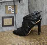 Nine West Womens Fessla Pump Stiletto Heel WNFESSLA2 Black 9.5M