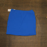 Salt + Cove Juniors Rib Scrunch Cover Up Skirt SC251008CB Cosmic Cobalt Blue XS