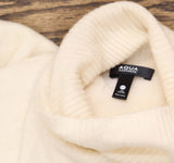 Aqua Womens Pullover Cashmere Turtleneck Sweater V11026 Ivory Off White 2XL