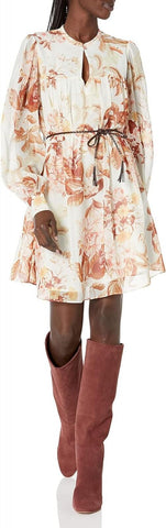 Guess Women's Morgane Dress W2BK12WDWT2 Forest Floral Print White M