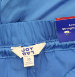 Joylab Low-Rise Satin Tear Away Track Pants 94628903 Vibrant Blue XS
