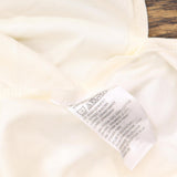 Isaac Mizrahi Live! Womens Pima Cotton Tunic w/  Side Slits Cream Off White XL