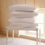 Yves Delorme Down and Feather Soft Pillow 375775 Blanc White / Lago Queen