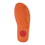 Fitflop Womens Lulu Flowerz Leather Toe-Post Sandals JE1-C36 Peach Orange 6M