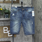 American Rag Womens Jean Cuffed Denim Bermuda Shorts 2617134 Sami Blue 5