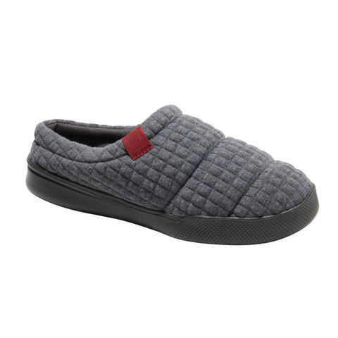 Dluxe By Dearfoams Mens Julien Clog Slippers 86802585 Gray M (9-10)