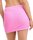 Salt + Cove Rib Scrunch Cover-Up Skirt SC251008PB Malibu Pink M