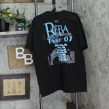 Alstyle Mens Vintage Reba McEntire 2007 Concert Band Tee Black XL