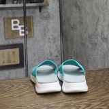 Easy Spirit Womens Deion Round Lightweight Sandals SEDEION2-H Turquoise Blue 6M