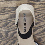 Anne Klein Women's Zoey Wedge Sandal ZOEY01F9 Black 8.5M
