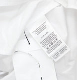 DKNY Womens Poplin Ruched Side-Twist Sleeveless Blouse Top UD5T0052 White M