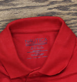 Nautica School Uniform Short Sleeve Pique Polo Shirt NUFBB03F-646 Red M (10-12)