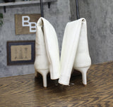 On 34th Womens Rachelle Stovepipe Boots 10019723900 Bone Smooth White 5M