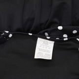 Swim Solutions Plus Size Polka Dot Swim Romper One Piece Rain of Dots Black 18W