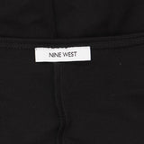 Nine West  Womens V Neck Knit Sheath Dress 165f87bfc44b63 Black M