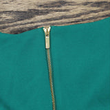 DKNY Green Zippered Cap Sleeve V Neck Short Sheath Cocktail Dress Green 10