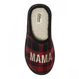 Dluxe By Dearfoams Womens Family Matching Mama Bear Clog Slippers Red M (7-8)