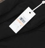 Siena Womens Ruffled V-Neck Ponte Bodycon Mini Dress SATP1725 Black 2