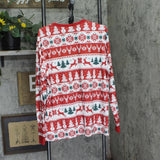 Pat Pat Mens Christmas Holiday 3-Piece Pajama Set 1006159488 Red Multi L