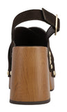 Mia Womens Eudora Platform Heels Studded GS1754706 Chocolate Brown 8M