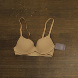 Auden Luxe Stretch Comfort Wire Demi Bra 94266735 Pearl Tan Brown 32A