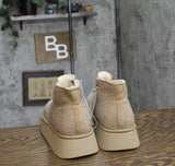 Wild Fable Womens Missy Platform Booties with Memory Foam Insole Beige Brown 10M